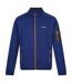 Mens newhill marl full zip fleece jacket new royal/persimmon Regatta