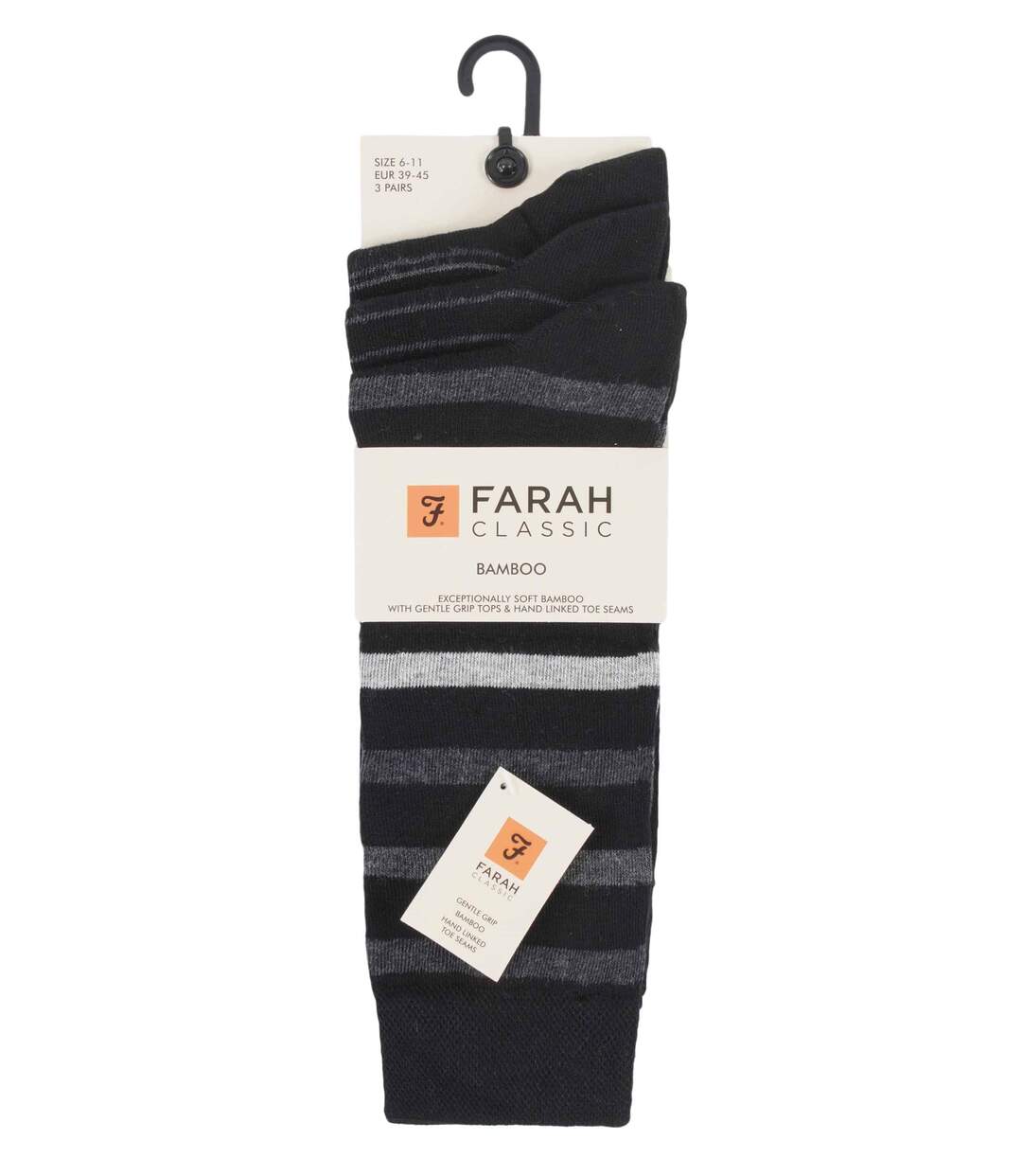 3 Pk Mens Colourful Plain Striped Bamboo Socks-2
