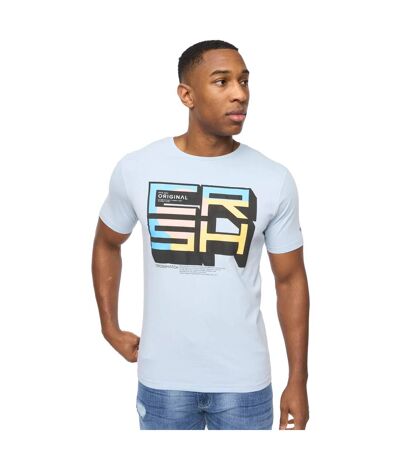 Mens boxvibe t-shirt sky blue Crosshatch