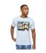 Mens boxvibe t-shirt sky blue Crosshatch-1