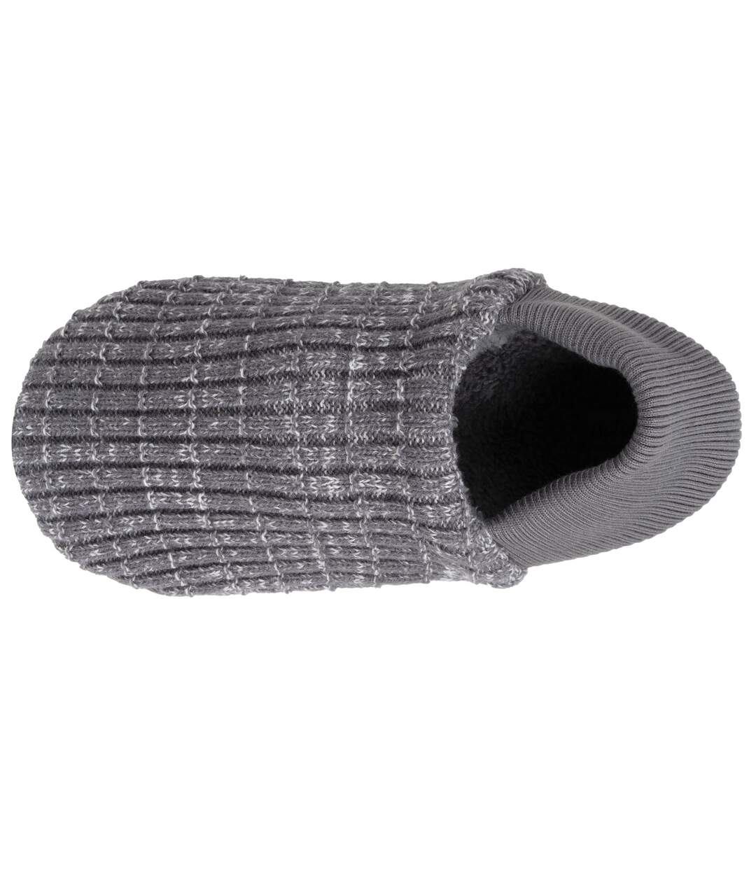 Isotoner Chaussettes d'intérieur homme maille côtelée, picots antidérapants-2