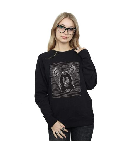 Disney Sweat-shirt Womens/Ladies Mickey Mouse Magic Eye (Noir) - UTBI27102