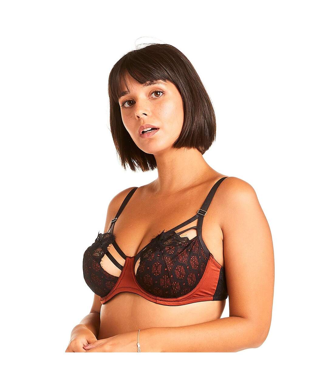 Soutien-gorge grand maintien caramel Foudre