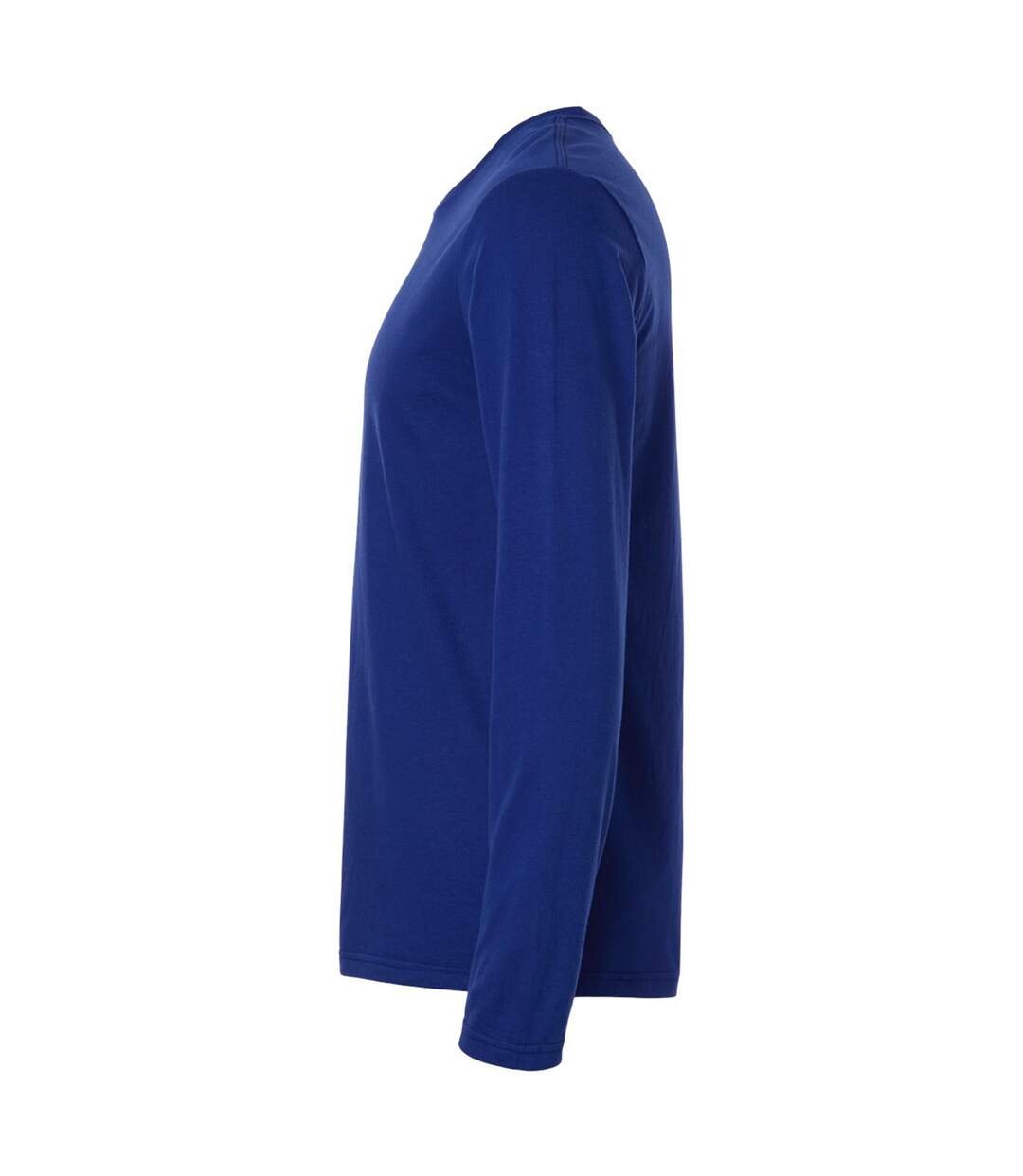 T-shirt Uni Manches Longues En Coton Softstyle Adulte Bleu Roi Sombre Gildan-3