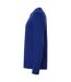 T-shirt Uni Manches Longues En Coton Softstyle Adulte Bleu Roi Sombre Gildan-3
