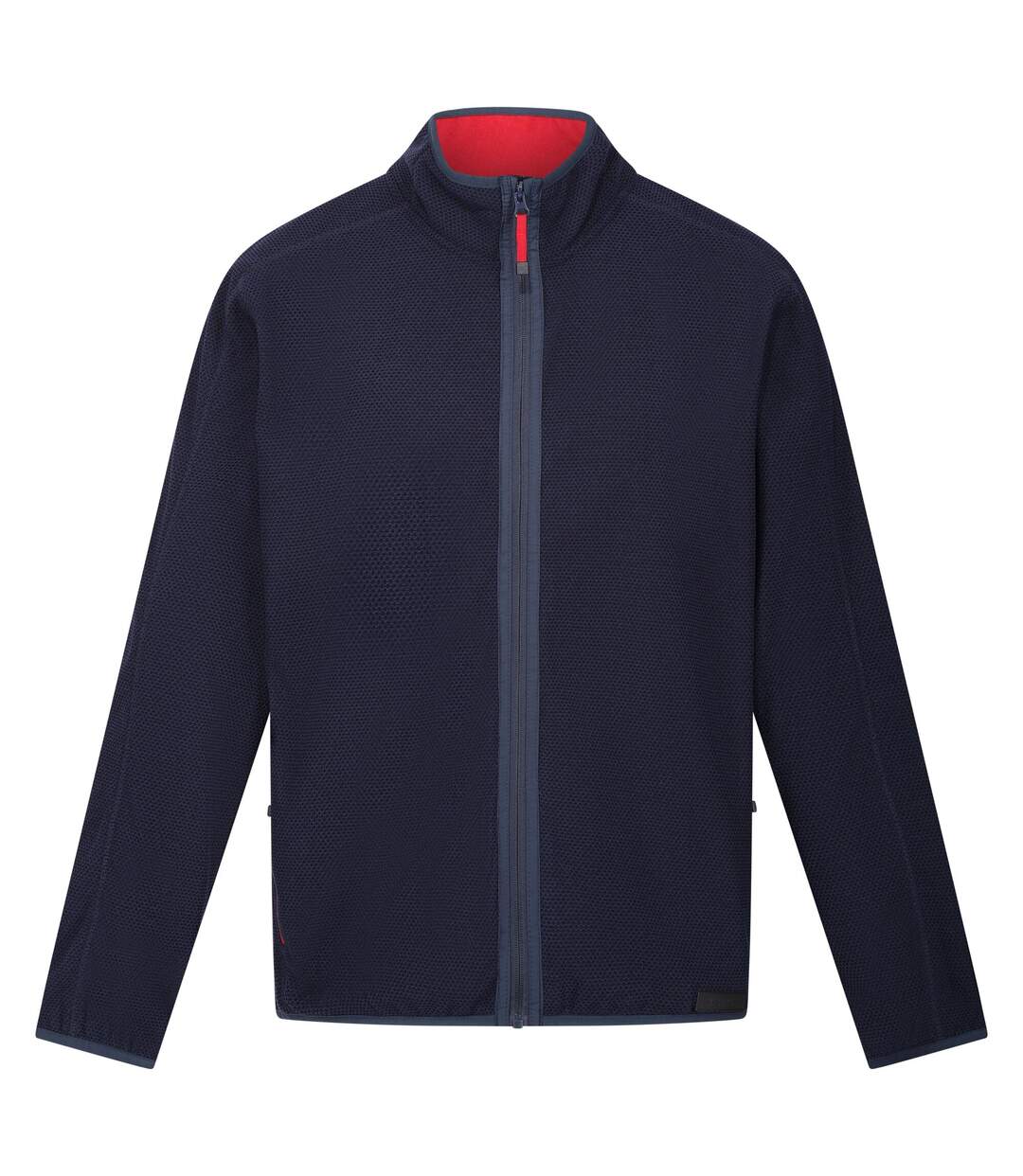 Mens Kinwood Full Zip Fleece Jacket Navy Danger Red Regatta-2