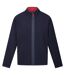 Regatta Mens Kinwood Full Zip Fleece Jacket (Navy/Danger Red) - UTRG8787