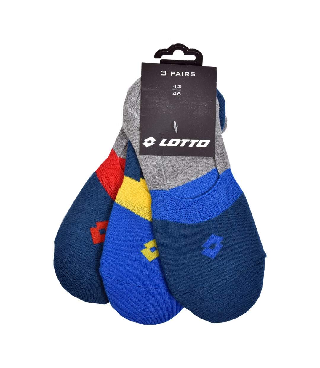Chaussettes homme LOTTO SNEAKER - Pack de 6-3