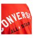 T-shirt Blanc Rouge Converse Printed - M