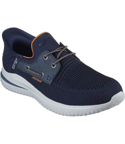 Mens Delson 3.0 Roth Trainers Navy Skechers