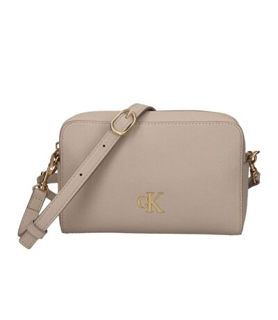 Sac à bandoulière marron clair femme calvin klein jeans minimal - taille unique