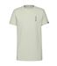 T-shirt Motif/style Imprimé Au Dos Homme Sauge Argenté Mammut-1