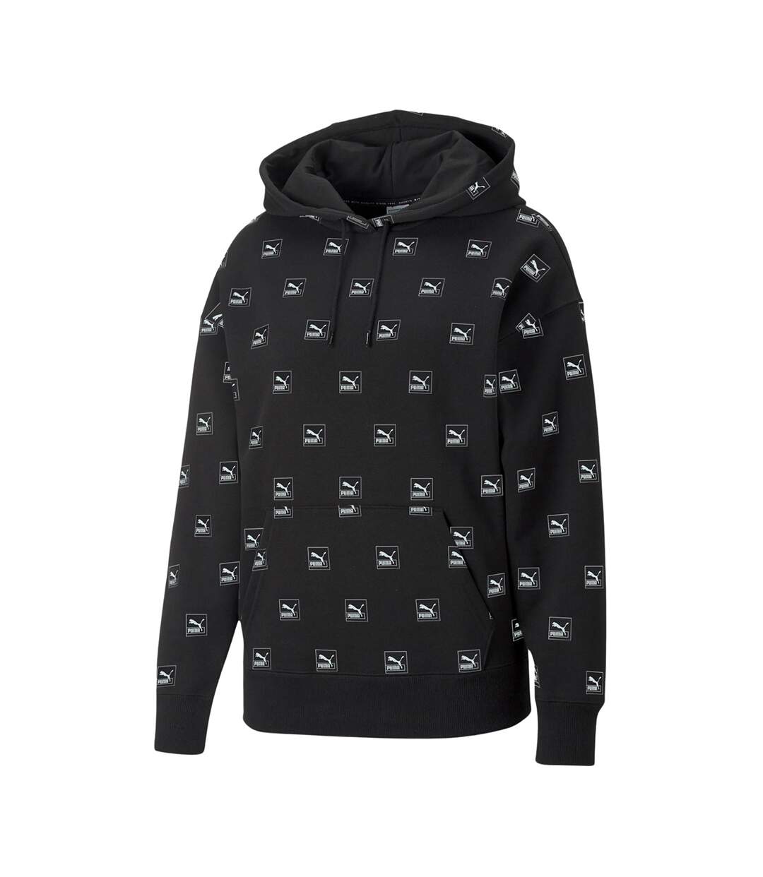 Sweat À Capuche Motif/style Imprimé Intégral Love Femme Noir Puma-2