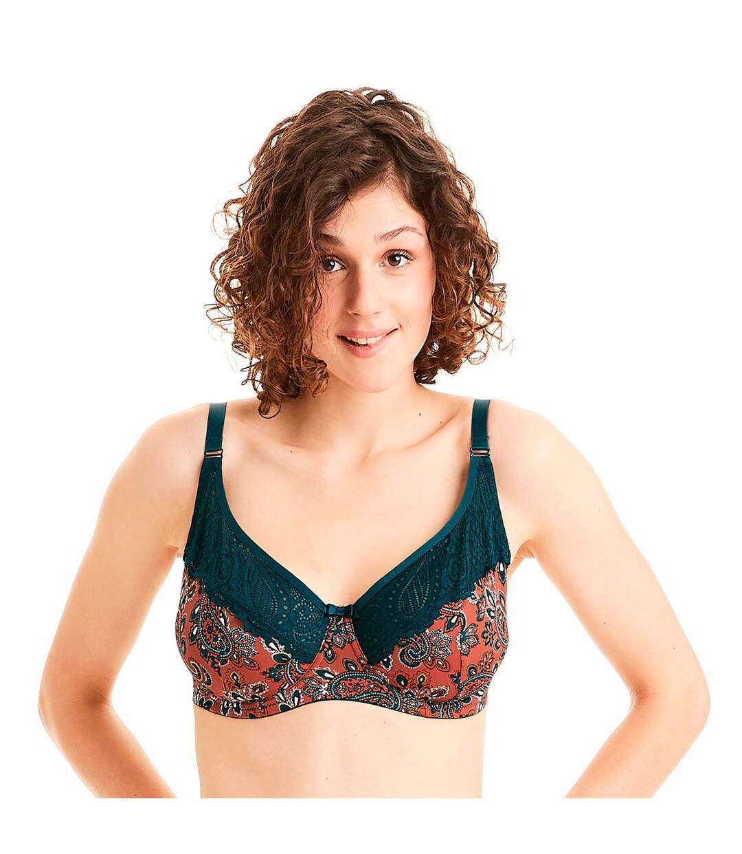 Soutien-gorge grand maintien caramel Metro