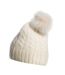 Chapeau Hiver Motif/style Maille Torsadée Femme Vert Pâle Parajumpers-3