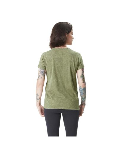 T-shirt femme à col rond avec print devant Stencil Vondutch