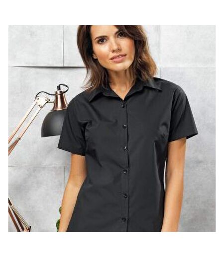 Collection Chemisier À Manches Courtes Femme Noir Russell