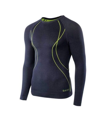 T-shirt Manches Longues Ikar Homme Bleu Marine Foncé Hi-Tec