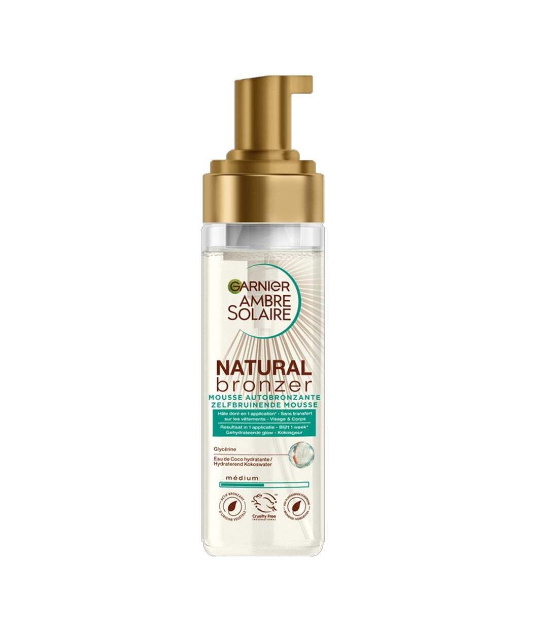 Mousse autobronzante garnier coco - 200ml-1