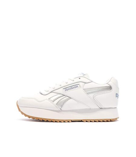 Baskets blanc/gris femme reebok glide ripple double 100074208