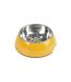 Gamelle pour Chien & Chat Bol Inox 14cm Moutarde-2