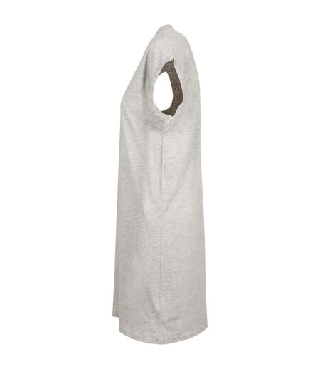 Robe Décontractée Femme Gris Chiné Build Your Brand