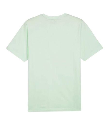 T-shirt Style Logo Ess+ Col Homme Vert Puma