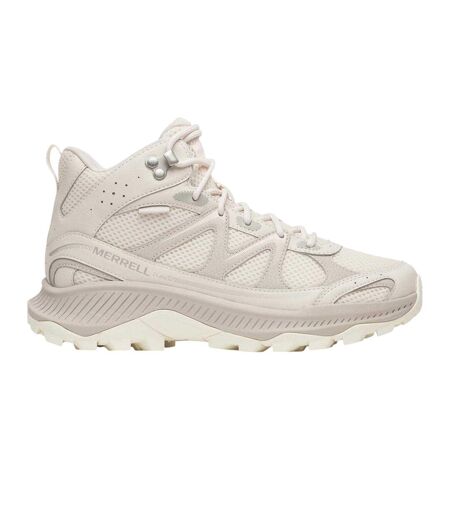 Womens/ladies Leather Waterproof Hiking Boots Eggshell Merrell