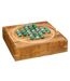 Plateau Multi-Jeux en Bois Déco Ines 23cm Marron-3