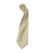Premier Mens Plain Satin Tie (Narrow Blade) (Pack of 2) (Natural) (One Size) - UTRW6934