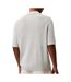 Polo gris homme calvin klein jeans waffle-2