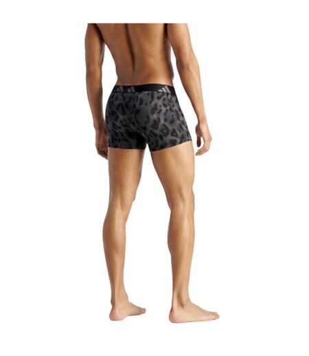 Pack Of 3  Mens Cotton Flexible Active Boxer Shorts  Grey Dark Grey Black Adidas