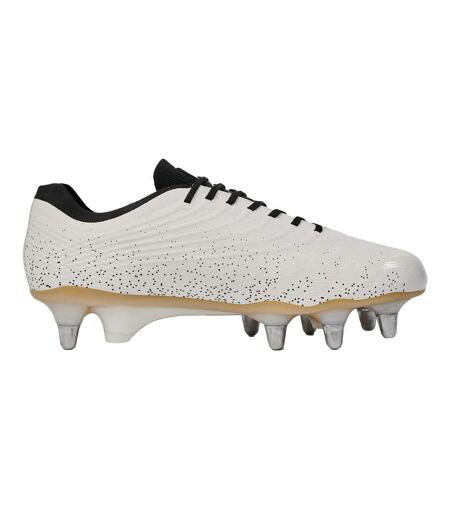 Unisex Adult Stampede Groundbreak Elite Soft Ground Rugby Boots White Canterbury