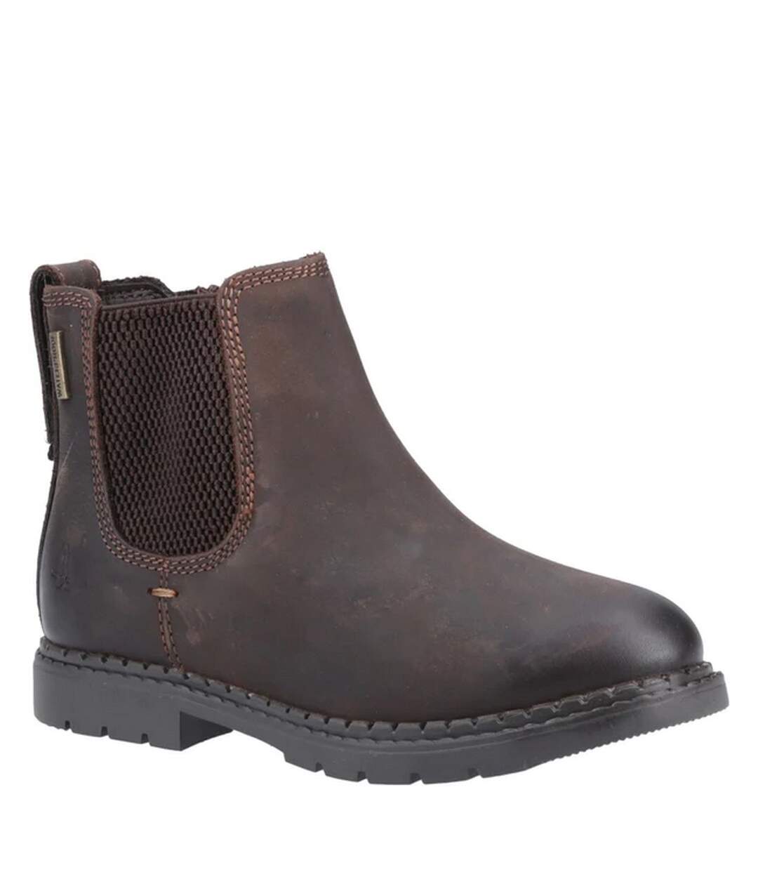 Bottines chelsea mini preston garçon marron Hush Puppies-1