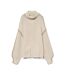 Pull beige femme vero moda newcream-3