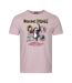 T-shirt Motif/style The Rolling Stones British Are Coming Adulte Rose Amplified-1