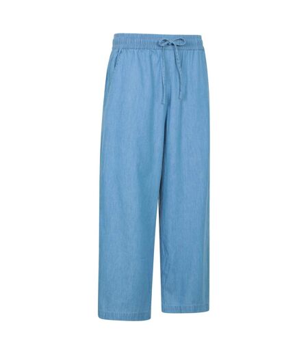 Womens/ladies astra chambray trousers blue Mountain Warehouse