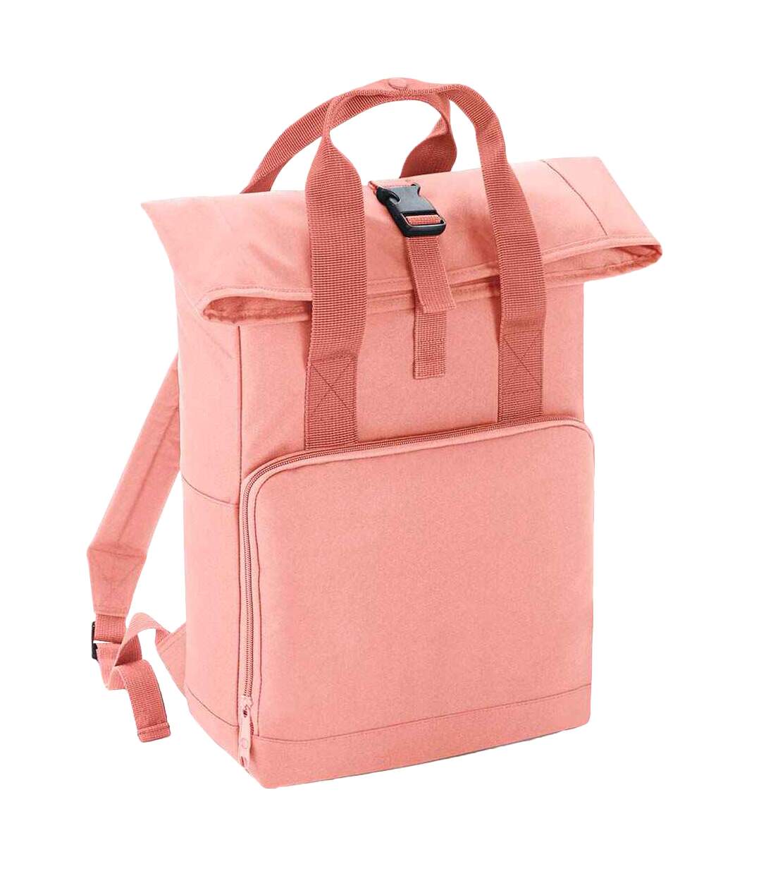 Sac à dos adulte taille unique rose pâle Bagbase