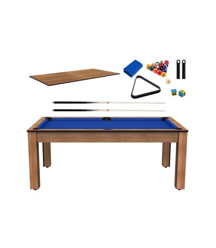 Billard convertible table 8 personnes Arizona + plateau dinatoire + pack d'accessoires