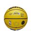Ballon De Basket Motif/style Nba Lebron James Taille 3 Jaune Wilson-4