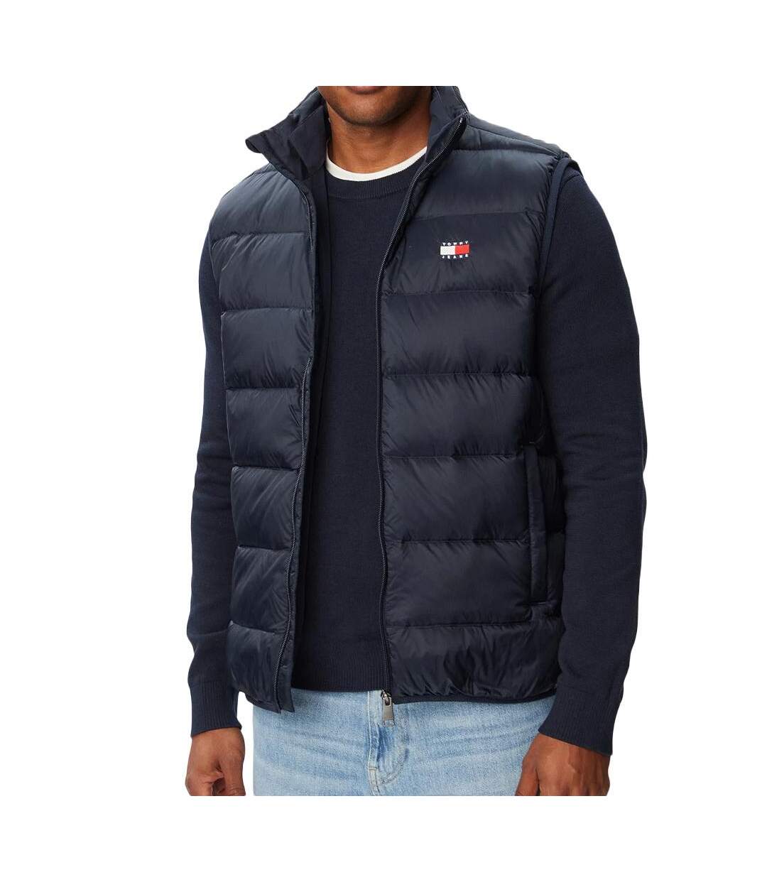 Doudoune sans manches marine homme tommy hilfiger packable-1
