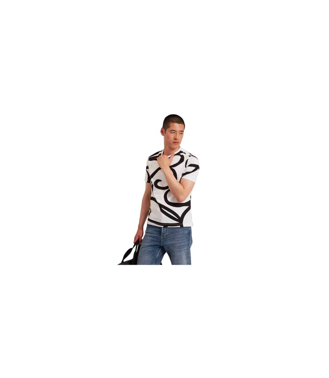 T-shirt Motif/style Texte Homme Blanc Ted Baker-1
