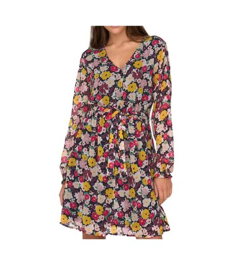 Robe fleuris noir femme jdy lilli - l