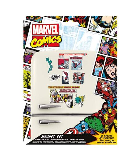 Marvel Comics - Ensemble Aimants de réfrigérateur (Multicolore) (Taille unique) - UTTA5078