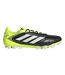 Mens Copa Pure Iii 3 Stripes Lace Up Firm Ground Football Boots Core Black Yellow Adidas-1