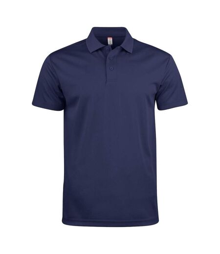 Polo Basic Active Adulte Bleu Marine Foncé Clique