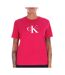T-Shirt rose femme calvin klein jeans hero-1