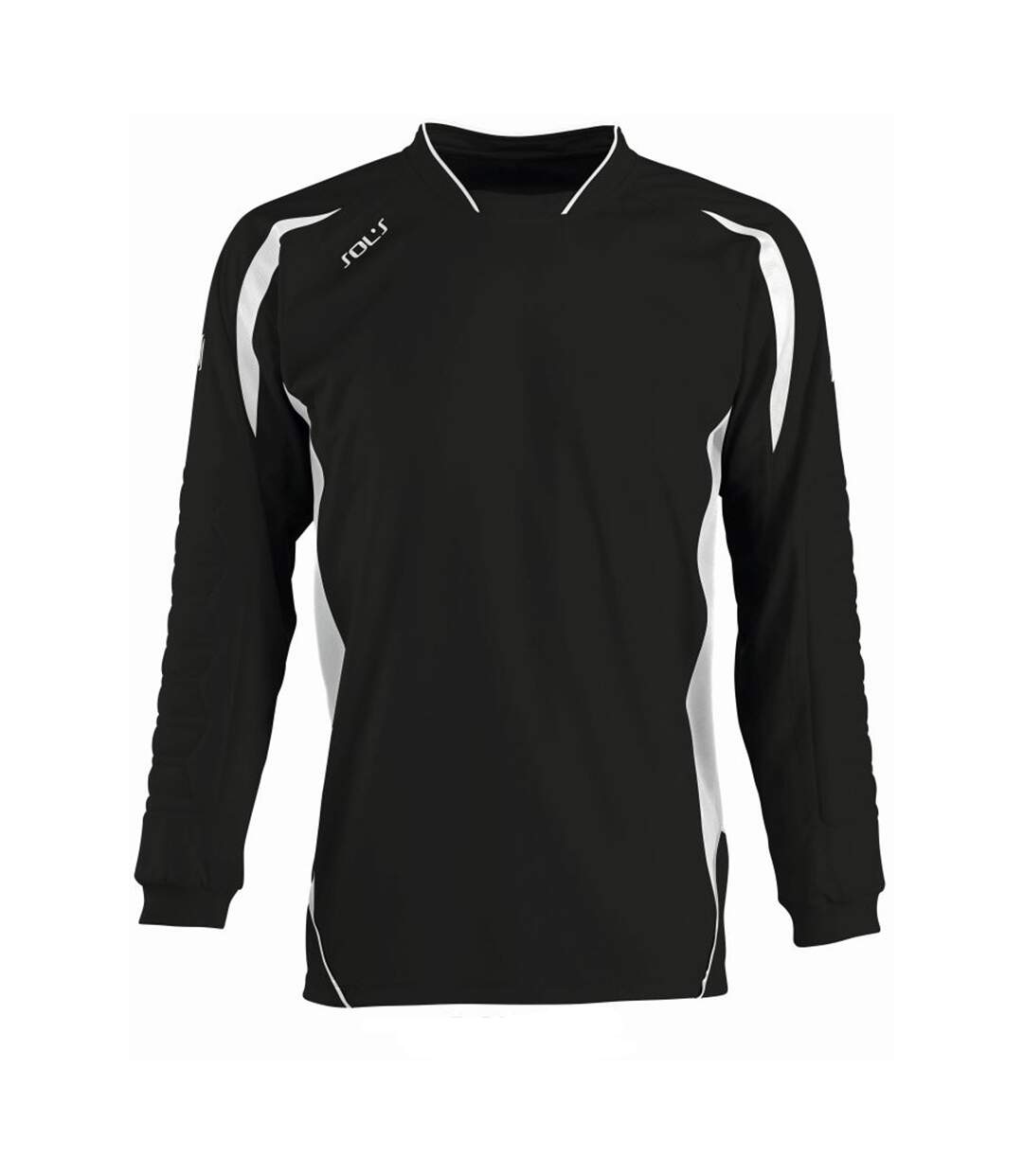 Sols Azteca - T-Shirt De Gardien De But De Football À Manches Longues - Homme (Noir/Blanc) - UTPC467