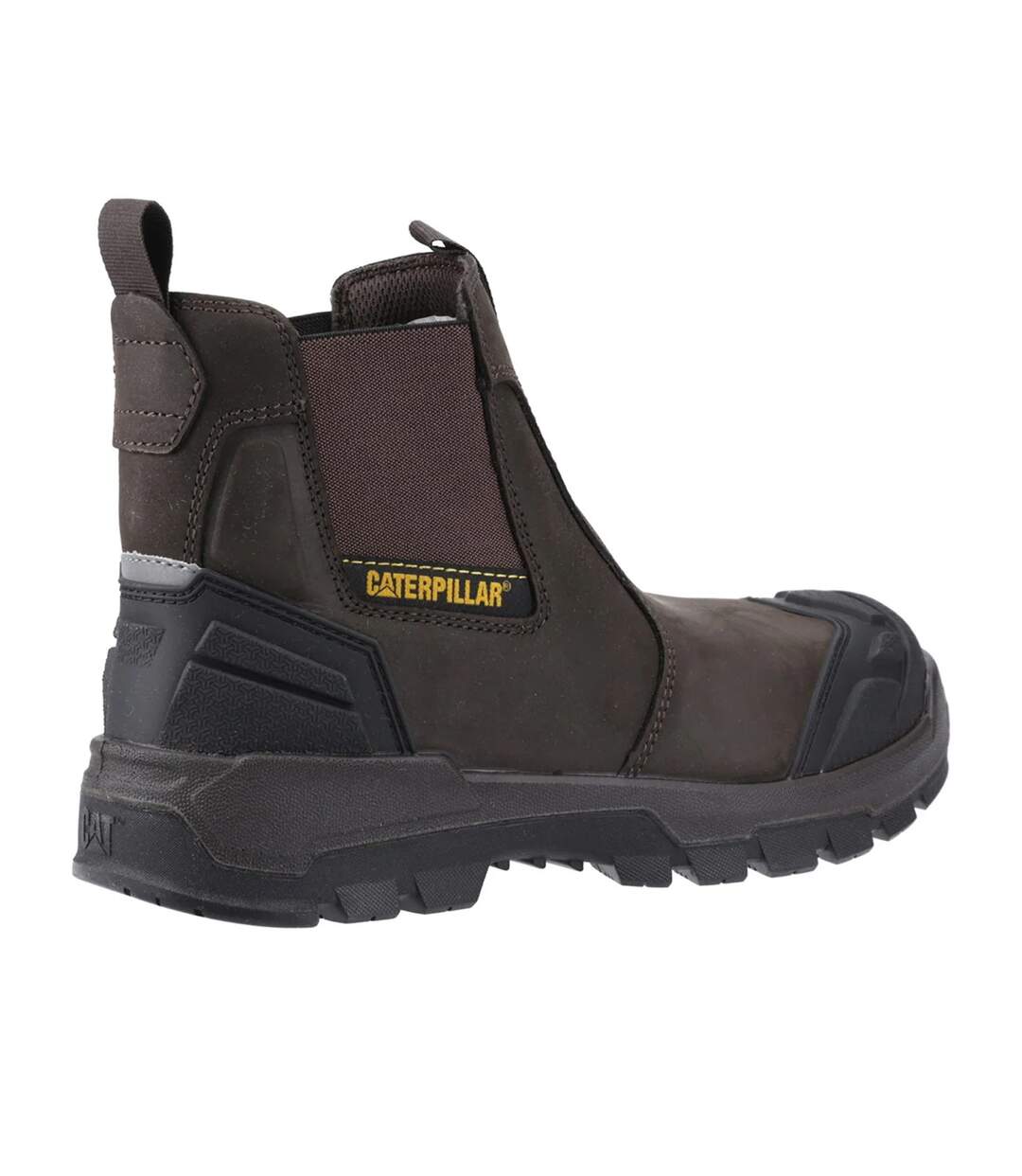 Mens Striver Xl Leather Safety Boots Brown Yellow Caterpillar-2