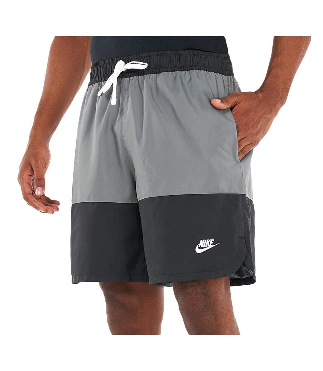 Short Gris Homme Nike Flow Long - L-1